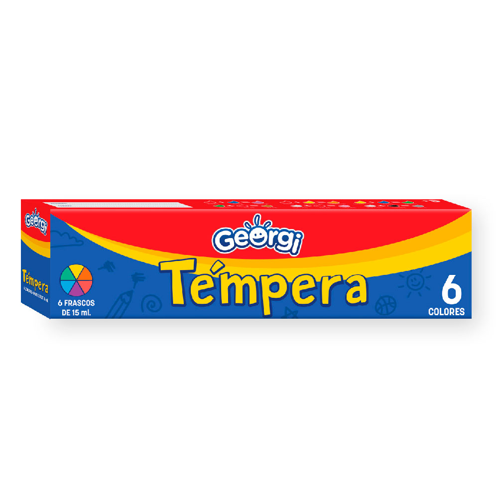 TEMPERA GEORGI 6 COL 15 ML